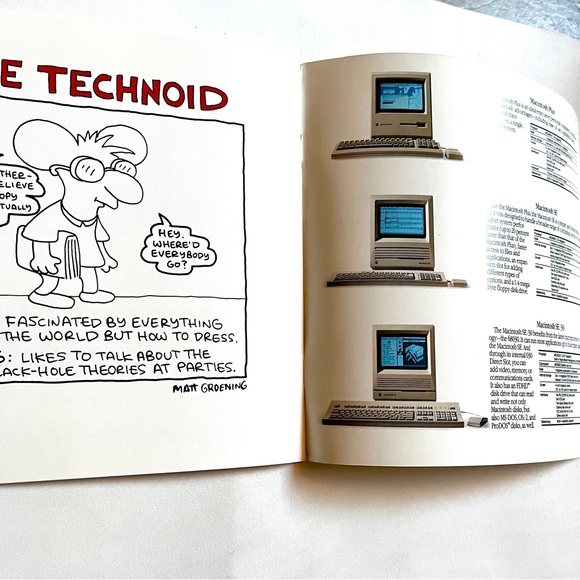 Apple & Matt Groening 1989 Computer Booklet w/illustrations.Rare. - Picture 6 of 8